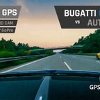 Bugatti Chiron on Autobahn - 417 KPH (GPS) On-Board CAM | POV GoPro